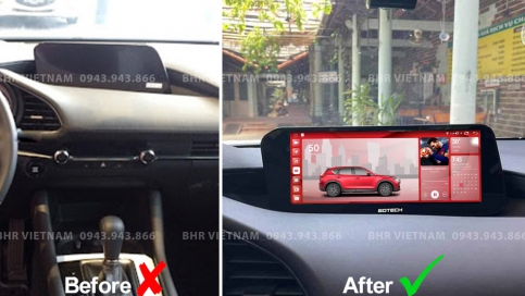 Màn hình DVD Android liền camera 360 xe Mazda 3 2020 - nay | Gotech Mazda 360 Pro